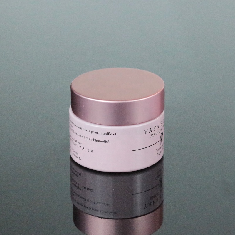 Luxury 5ml 10ml 15ml 20ml 30ml 50ml concentrate glass jar packaging with pink purple lid (GJM61)