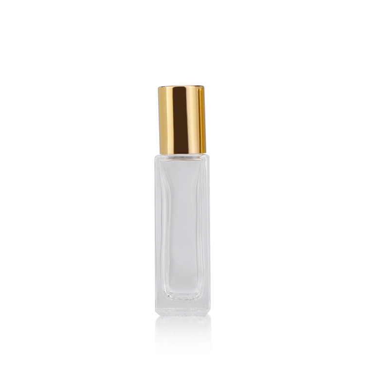 Luxury 5ml 10ml 20ml 30ml Perfume Oil Glass Bottle With Roller Ball Roll-On Perfume Bottle With Plastic Cap