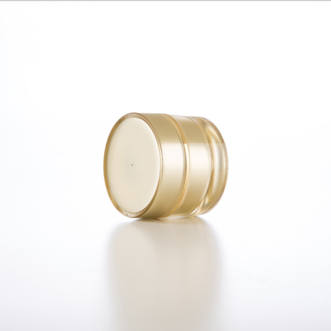 Luxury 5ml 15ml 20ml Cosmetic Packing Gold and Silver Empty Acrylic Cream Jar