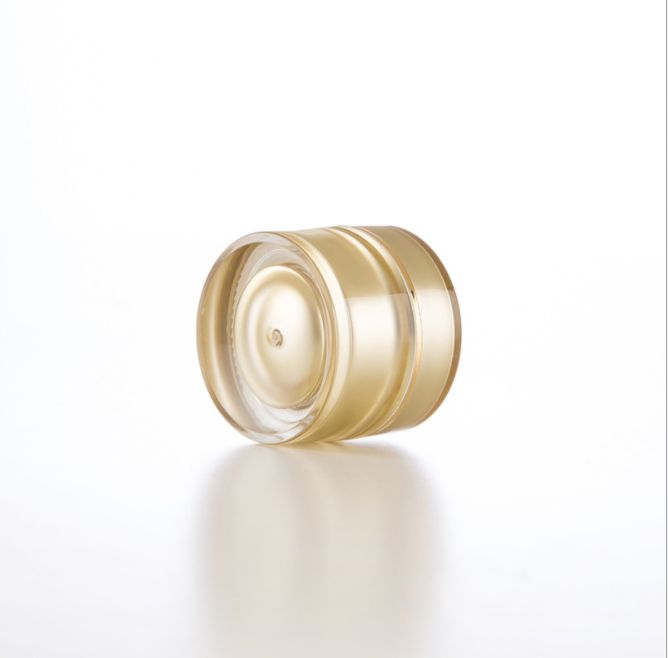 Luxury 5ml 15ml 20ml Cosmetic Packing Gold and Silver Empty Acrylic Cream Jar