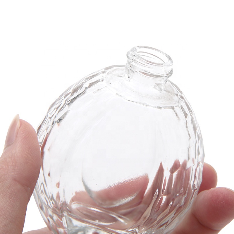Luxury 60ml glass bottle transparent perfume bottle