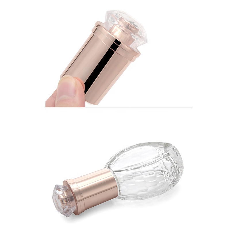 Luxury 60ml glass bottle transparent perfume bottle