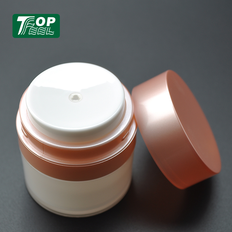 Luxury Acrylic Cosmetic Airless Pump Jar For Cream Lotion Packaging