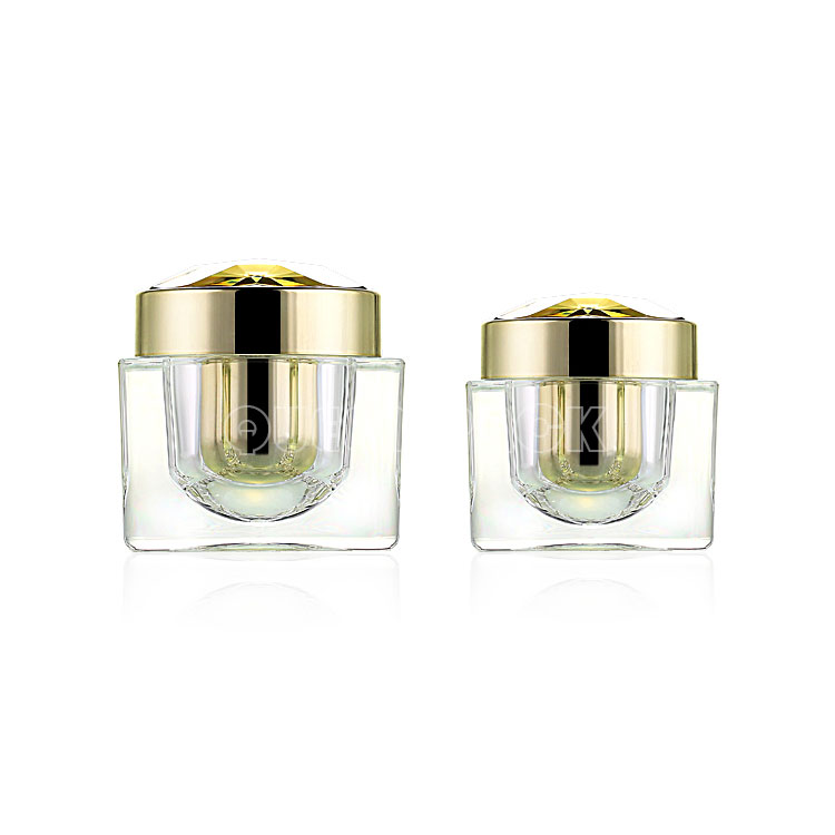 Luxury Acrylic Cream Jar Acceptable Customer's Logo 30ML 50ML Cosmetic Pots