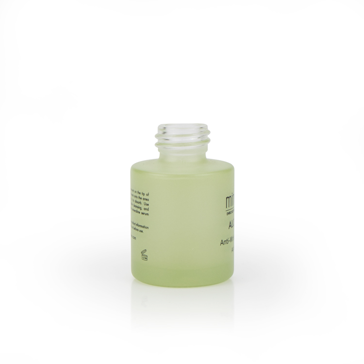 Luxury Aluminum cosmetic packaging empty glass jars bottles/ spray pump containers for skincare bottle set