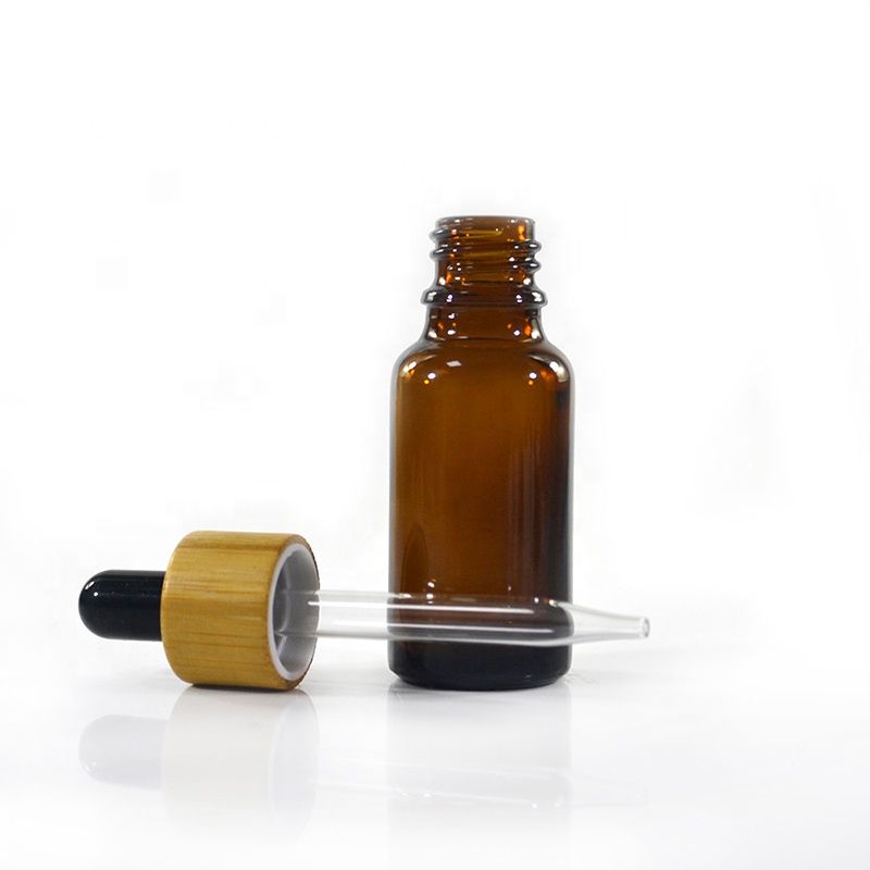 Luxury Amber Frosted 1oz 30ml Glass Dropper Bottle For Cosmetic Essential Oil 15ml 20ml 30ml 60ml