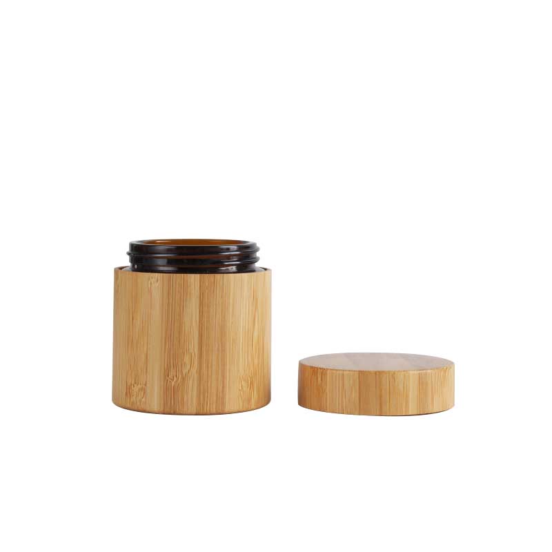 Luxury Bamboo Wooden Jars Cosmetic Container 5g 10g 20g 30g 50g 100g Bamboo Cream Jar with Screw Cap
