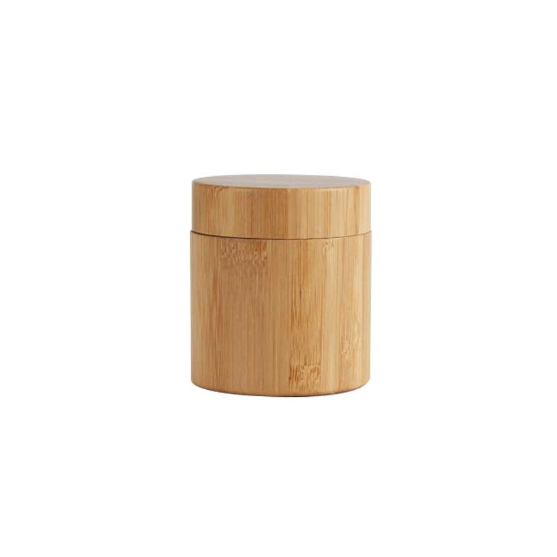 Luxury Bamboo Wooden Jars Cosmetic Container 5g 10g 20g 30g 50g 100g Bamboo Cream Jar with Screw Cap