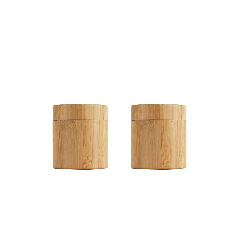 Luxury Bamboo Wooden Jars Cosmetic Container 5g 10g 20g 30g 50g 100g Bamboo Cream Jar with Screw Cap