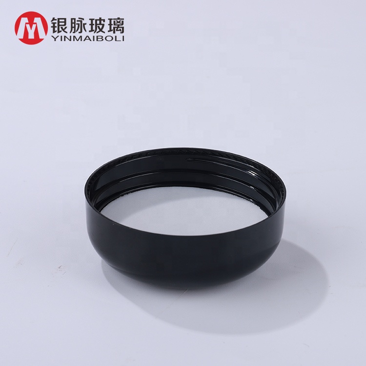 Luxury Black Skin Care Packaging Cream Bottle Glass Skincare Packaging Cream Cosmetic Glass Jar