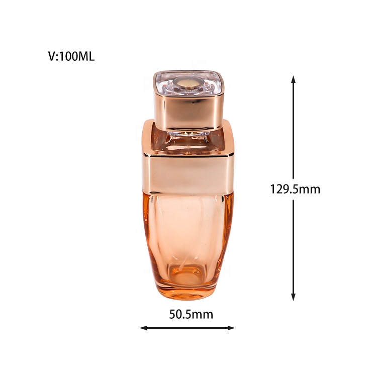 Luxury Brand Female Glass Bottle Perfume 100 ml Spray