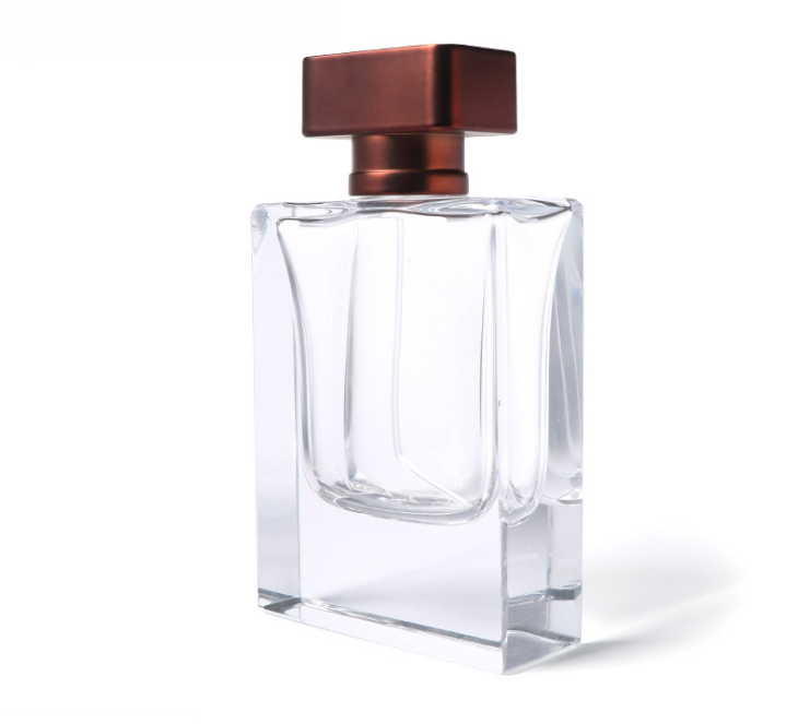 Luxury Brand Men  Empty clear 50ml 100ml Perfume Bottles with metal lid For Sale Perfume Bottles