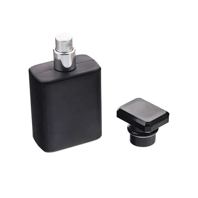 Luxury Brand Women Men Cologne Empty Black 50ml 30ml Perfume Bottles For Sale