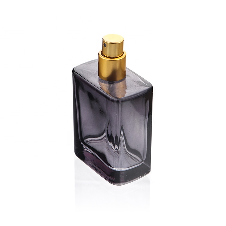 Luxury Brand Women Men Cologne Empty Black 50ml 30ml Perfume Bottles For Sale