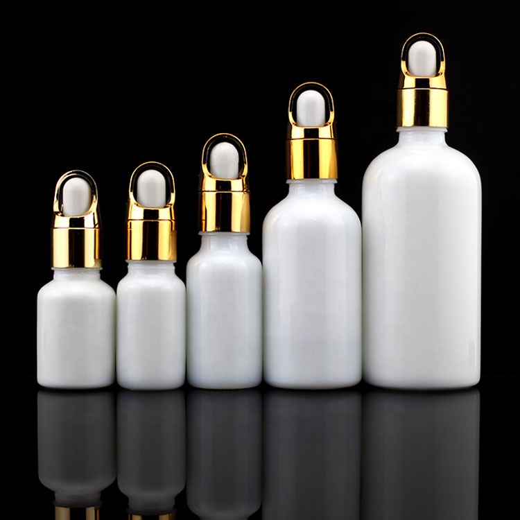 Luxury Ceramic Essential Oil Cosmetic Bottle 5ml 10ml 20ml 30ml 50ml 100ml