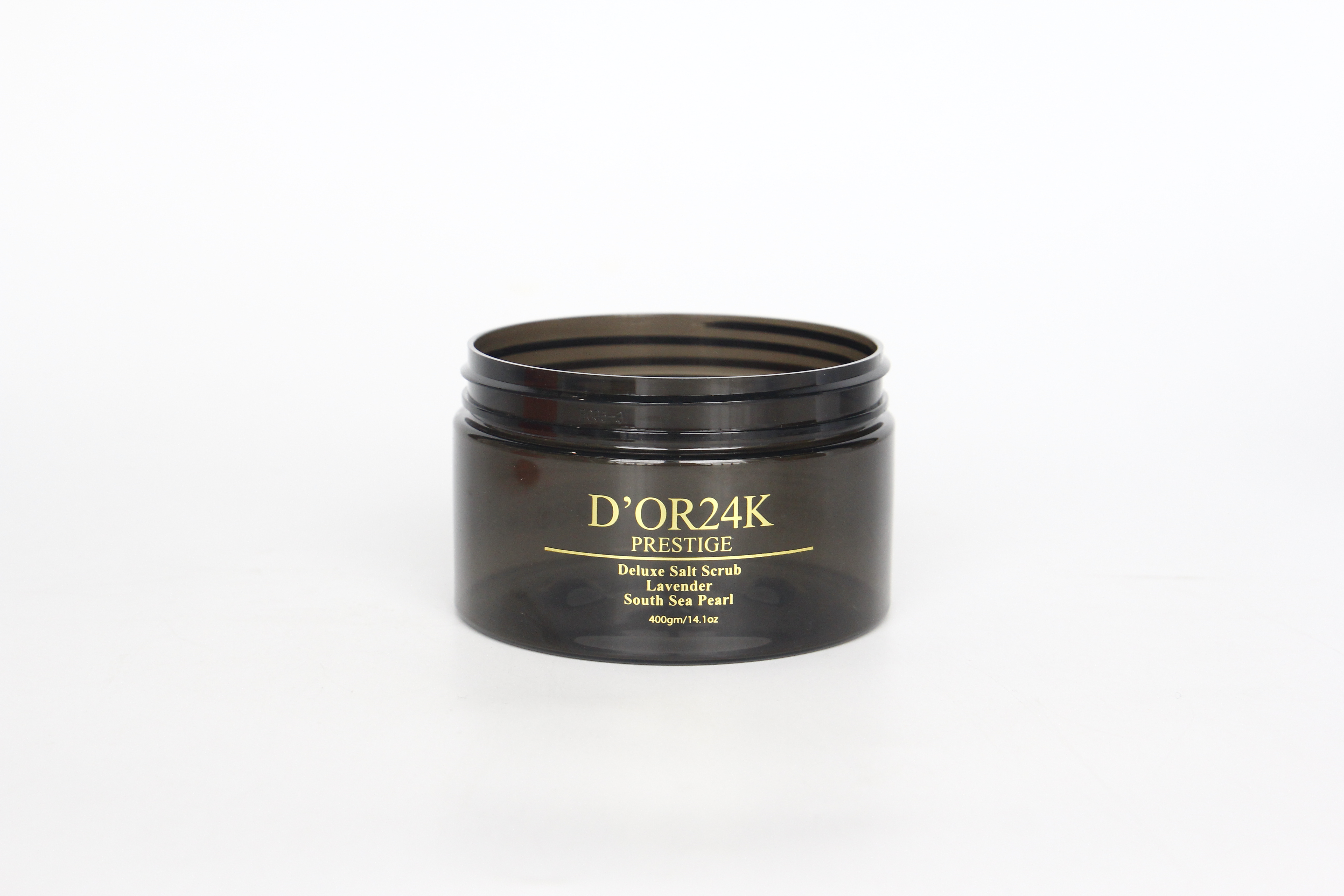 Luxury Clear PET Plastic Cosmetic Jar with Aluminum Lid for skincare Cream jar 250g 200g 150g 100g