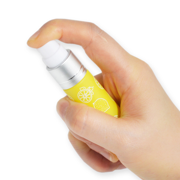 Luxury Colored Frosted 10ml Glass Spray Bottles Essential Oil Roll On Empty Perfume bottle with 5kinds flowers