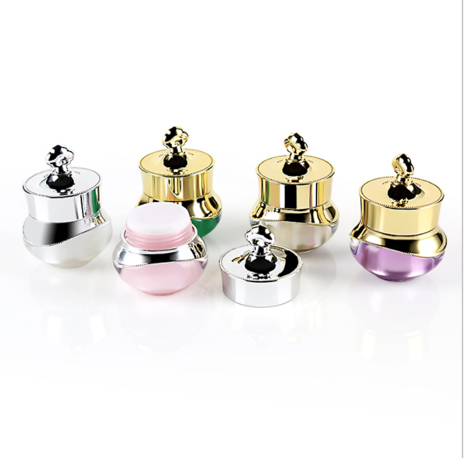 Luxury Colorful 5ml 10ml Cosmetic Empty Acrylic Cream Jar
