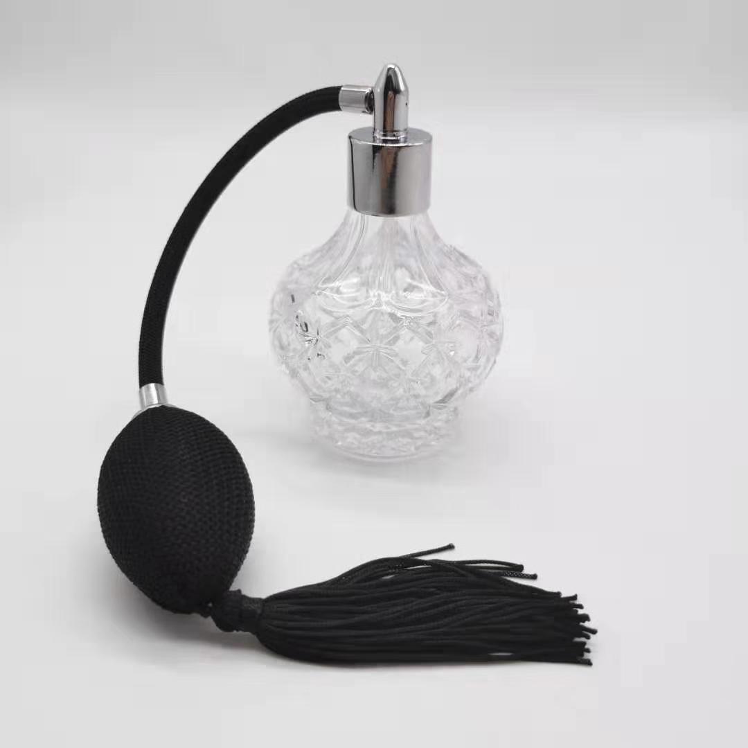 Luxury Colorful Vintage Style 100ml Spray Bottle Perfume Bulb Atomizer
