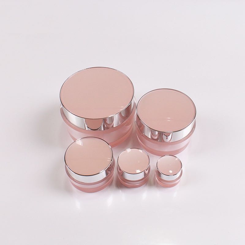 Luxury Cosmetic Containers 2g 5g 15g 50g 100g Acrylic Plastic Cream Jar