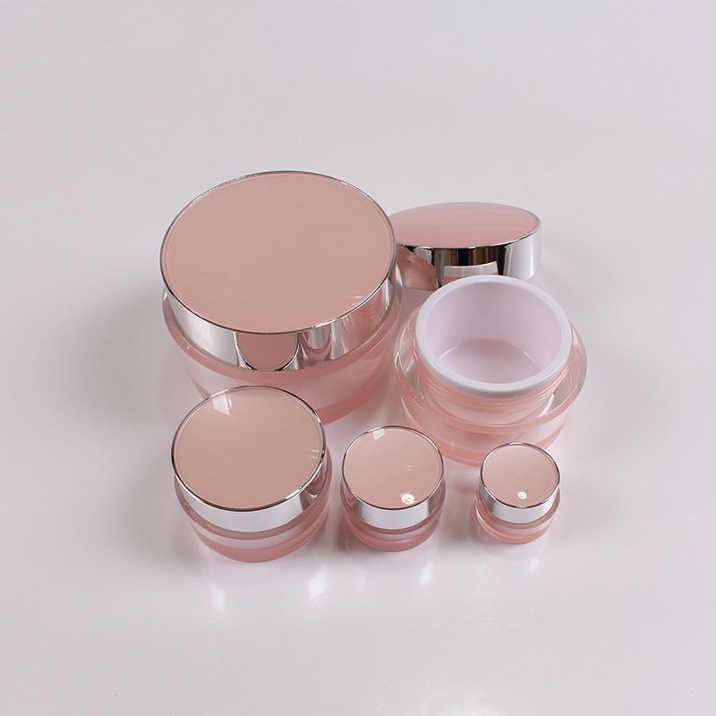 Luxury Cosmetic Containers 2g 5g 15g 50g 100g Acrylic Plastic Cream Jar