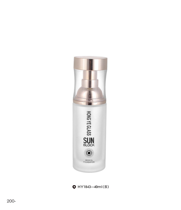 Luxury Cosmetic Frosted Lotion Bottle 40ml HY1777