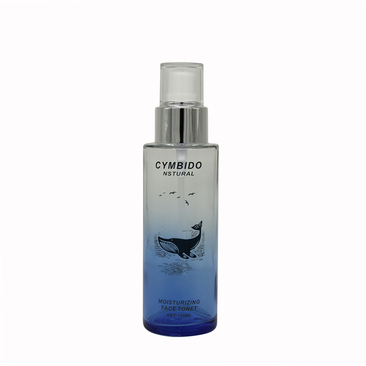 Luxury Cosmetic Glass Bottle Sets Empty Glass Cream Jar And Pump Spray Bottle Set Skincare Face Cream Lotion Bottle