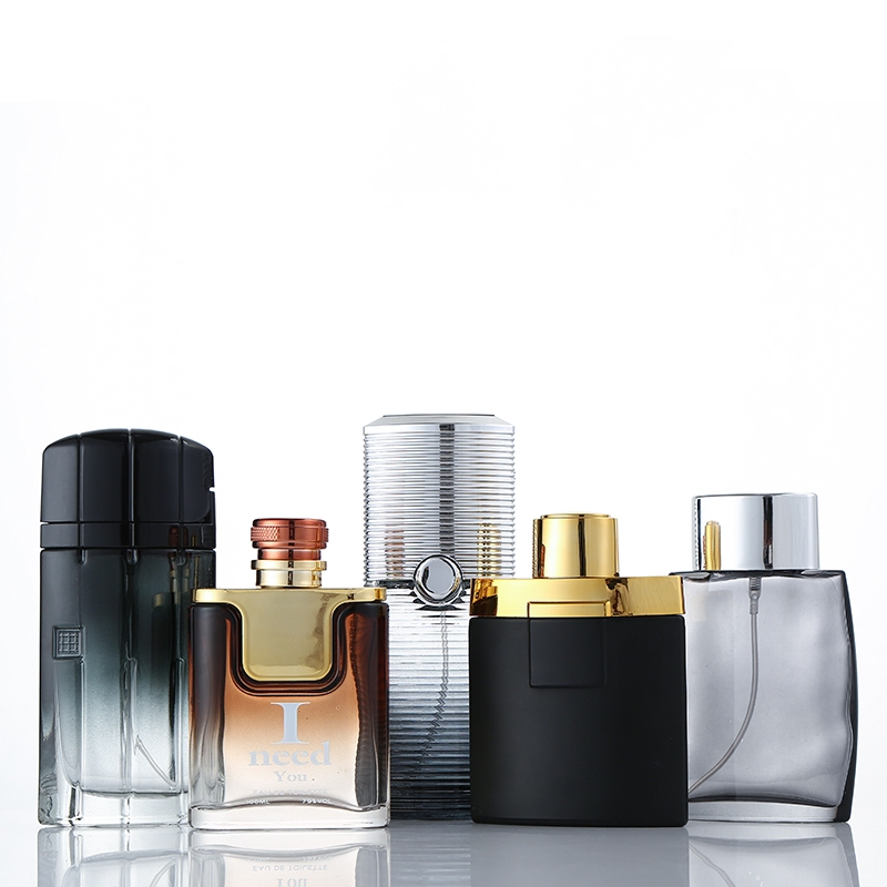 Luxury Cosmetic Lotion Bottles Glass Bottle Spray Perfume Bottles Amber