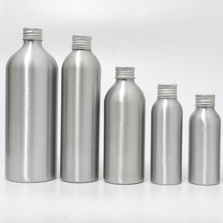 Luxury Cosmetic Packaging 100ml 150ml 200ml 250ml 300ml  400ml 500ml 600ml 750ml 1000ml Olive Oil Aluminium Bottle