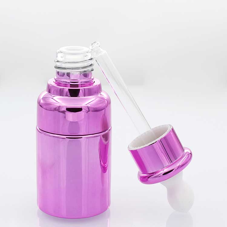 Luxury Cosmetic Packaging 100ml Gourd Shape Serum Glass Dropper Oil Bottels