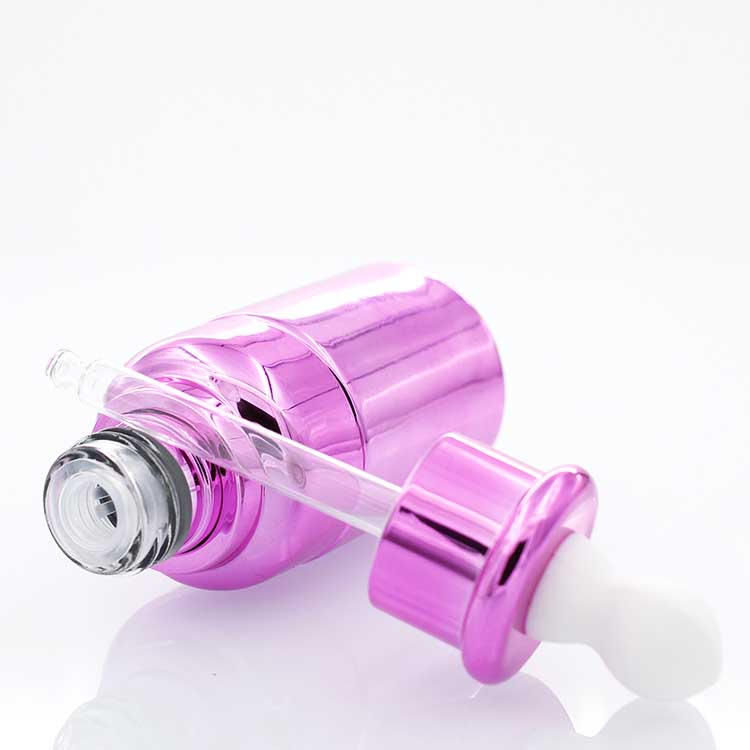 Luxury Cosmetic Packaging 100ml Gourd Shape Serum Glass Dropper Oil Bottels