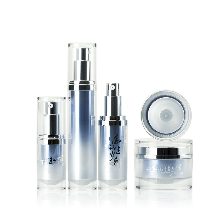 Luxury Cosmetic Packaging Double Wall Acrylic Cosmetic Cream Jar for face skincare and hair care WV 5/15/30/50/100g