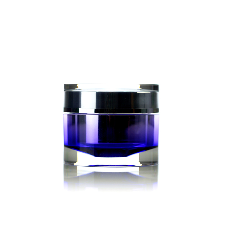 Luxury Cosmetic Packaging Double Wall Acrylic Cosmetic Cream Jar for face skincare and hair care WV 5/15/30/50/100g