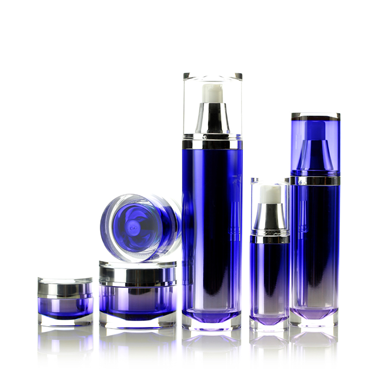 Luxury Cosmetic Packaging Double Wall Acrylic Cosmetic Cream Jar for face skincare and hair care WV 5/15/30/50/100g