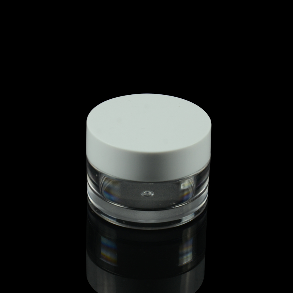 Luxury Cosmetic Packaging Empty Clear Cosmetic Cream Jars Glass