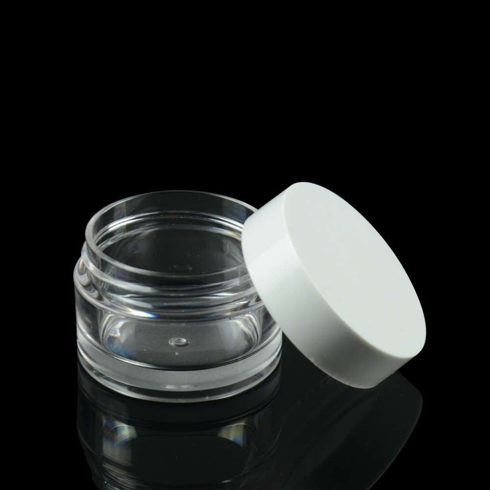 Luxury Cosmetic Packaging Empty Clear Cosmetic Cream Jars Glass