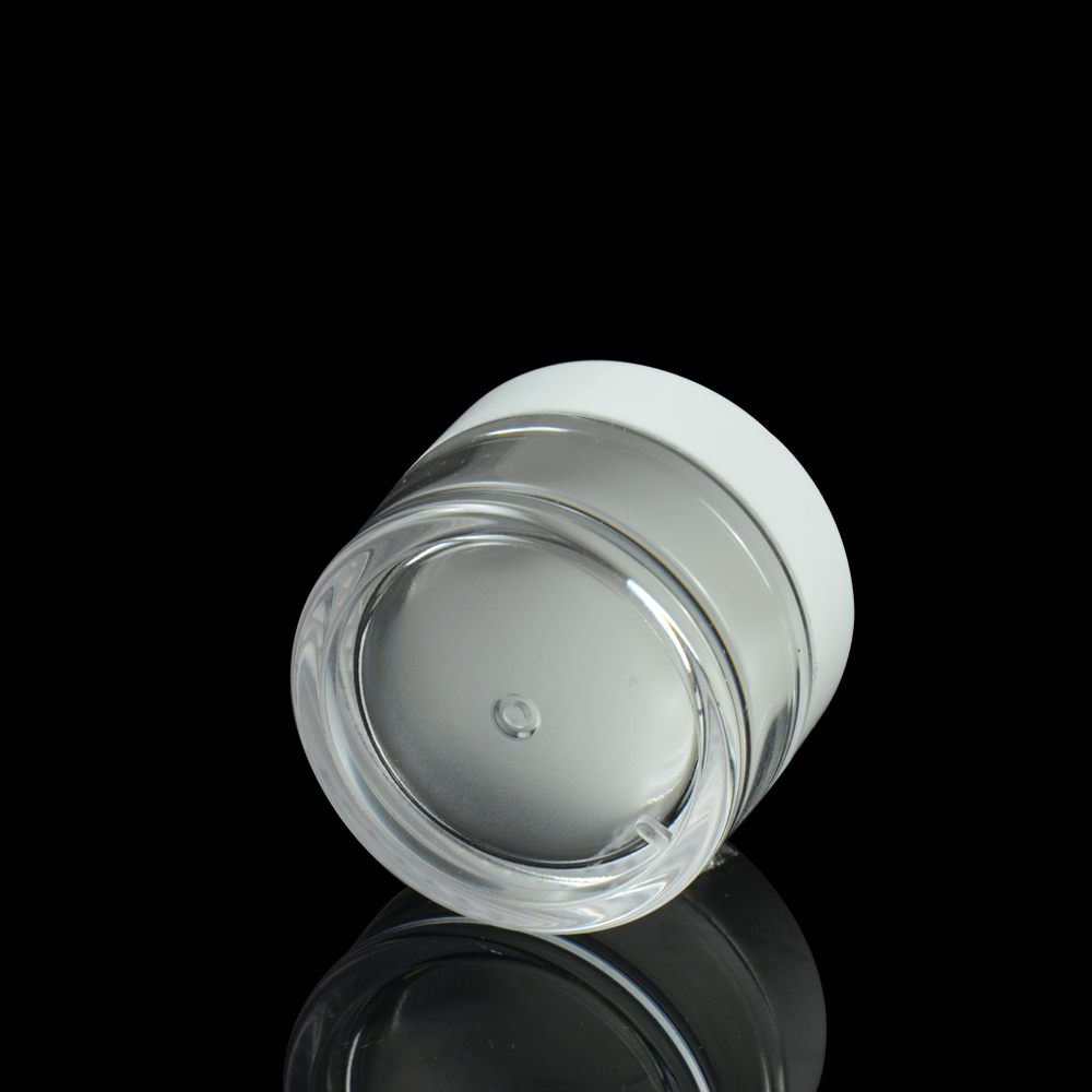 Luxury Cosmetic Packaging Empty Clear Cosmetic Cream Jars Glass