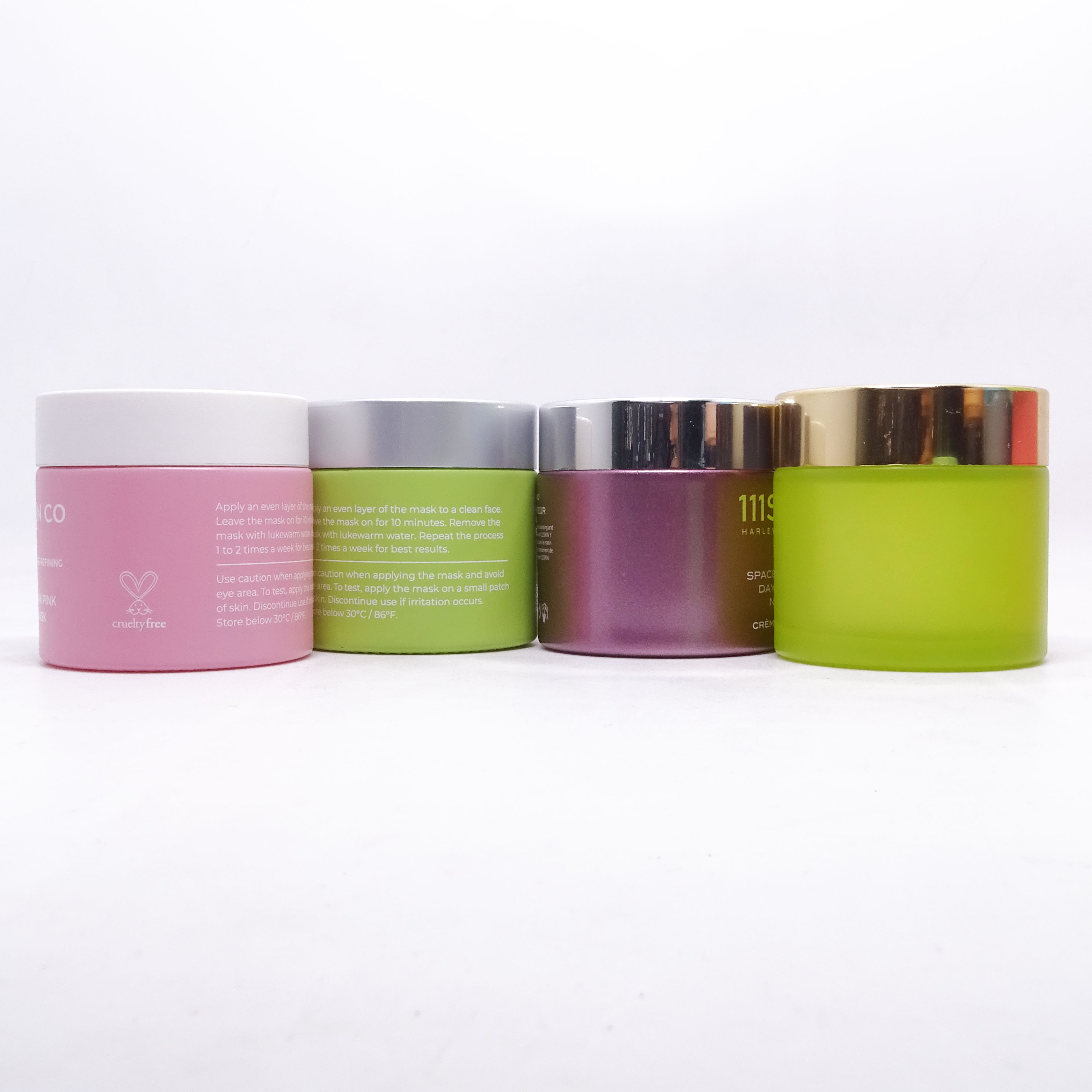 Luxury Cosmetic Packaging/Frosted Cosmetic Packaging Glass Cosmetic Jars 50g