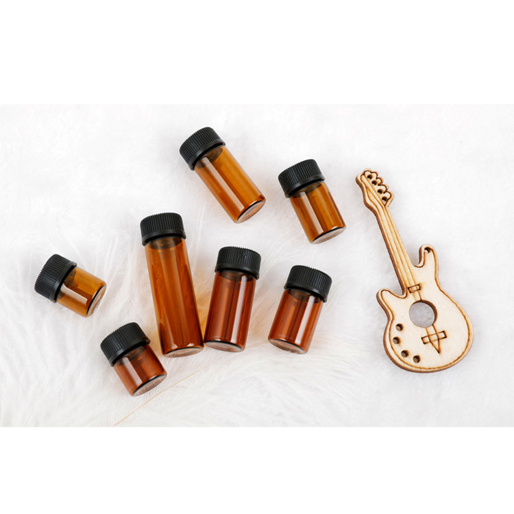 Luxury Cosmetic Packaging High Quality 100Ml Square Amber Glass Essential Oil 1Ml Squeeze Bottle