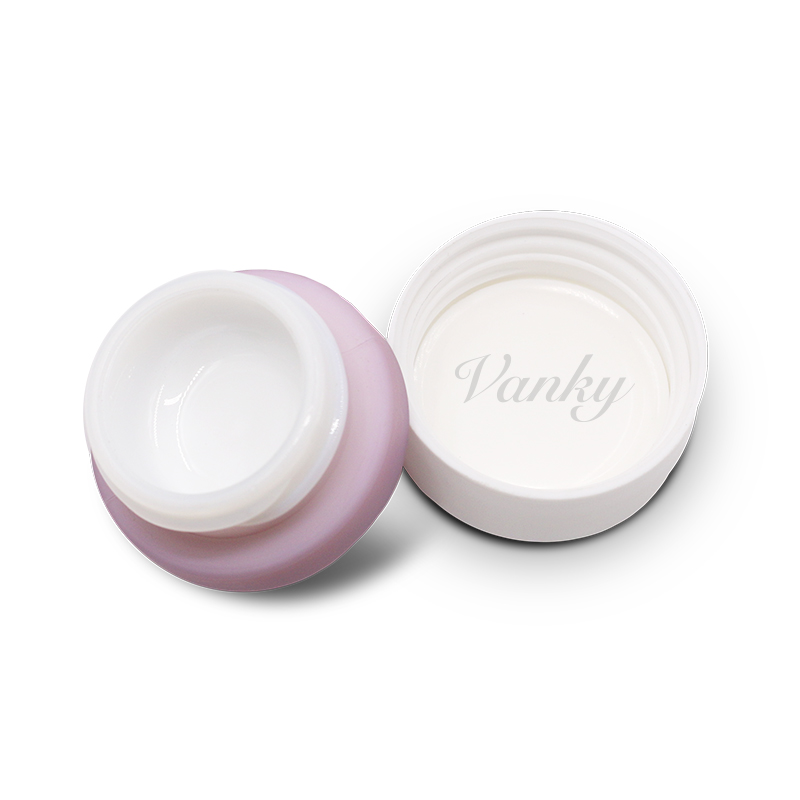 Luxury Cosmetic Packaging High Quality Whole Set White Glass Bottles and opal Jars