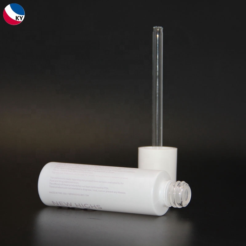 Luxury Cosmetic Packaging Matte Push Dropper Bottle Frosted Glass 30 Ml Essential Oil Personal Care Offset Printing for Face Oil