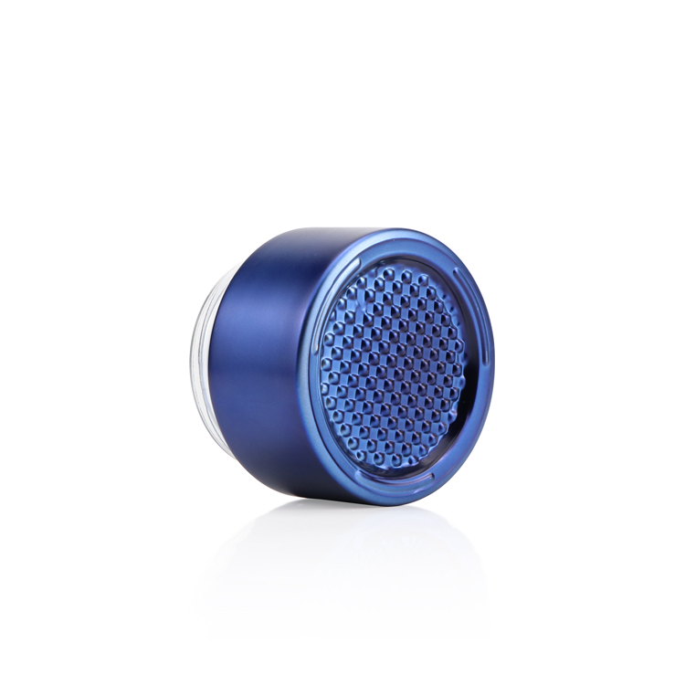 Luxury Cosmetic Packaging glass jars wholesale 50g/50ml mesh bottom Glass Cream Jars With sliver Lid