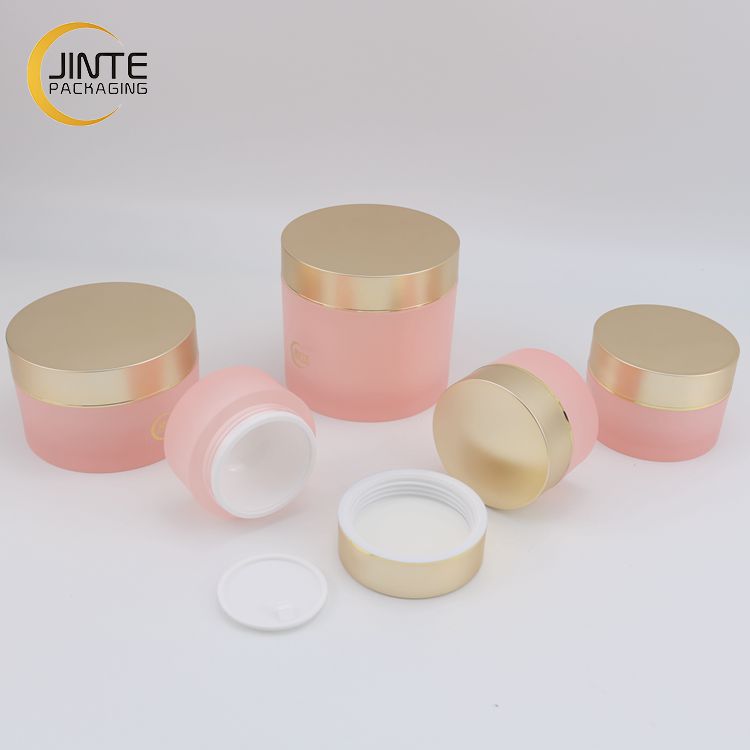 Luxury Cosmetic Skincare Packaging Double Wall Acrylic Cosmetic Packaging Cream Jar And Bottle 5g 15g 30g 50g 100g 200g