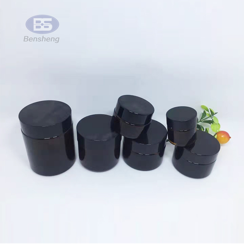 Luxury Cosmetics Packaging Straight Round 30ml Glass Foundation Bottle with Beauty Pump
