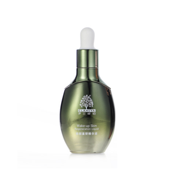 Luxury Custom Design 30ml Colorful Glass Clear/Amber Essential Oil Bottle Glass Dropper Bottle With Gold Cap For Perfume Oil