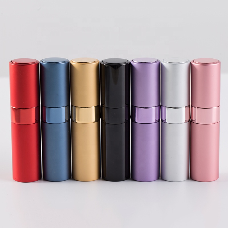 Luxury Custom logo Refillable Glass Refill Leather Perfume Bottles