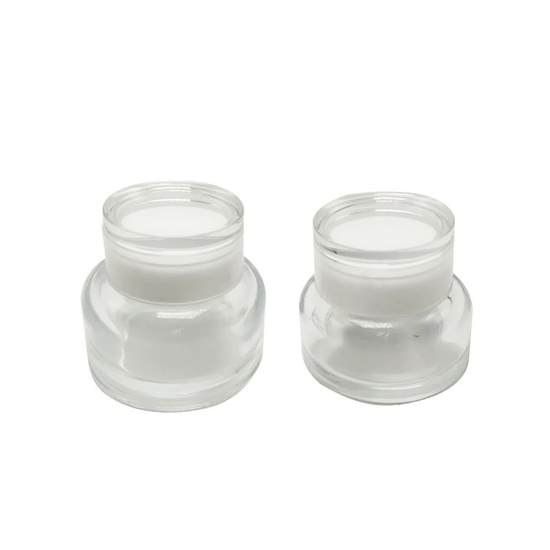 Luxury Customised Heavy Weight Skincare Bottles Set Cosmetic Packaging Bottles Empty Lotion Pump Bottles Cream Jar Set