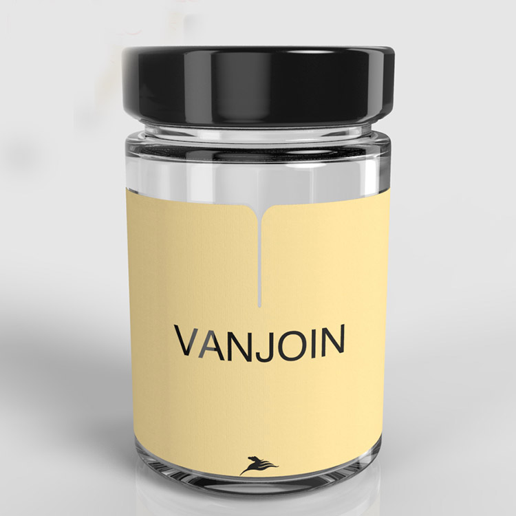 Luxury Customized Labeling Design 106ml 212ml 314ml Glass Round Honey Ergo Jar With Deep Metal Lid