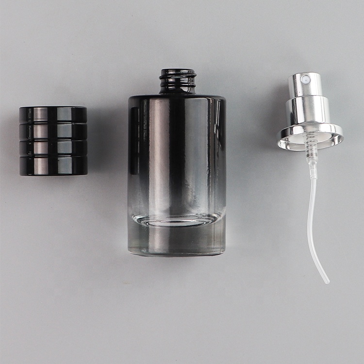 Luxury Cylinder Empty Glass 30ml Perfume Refillable Spray Bottle