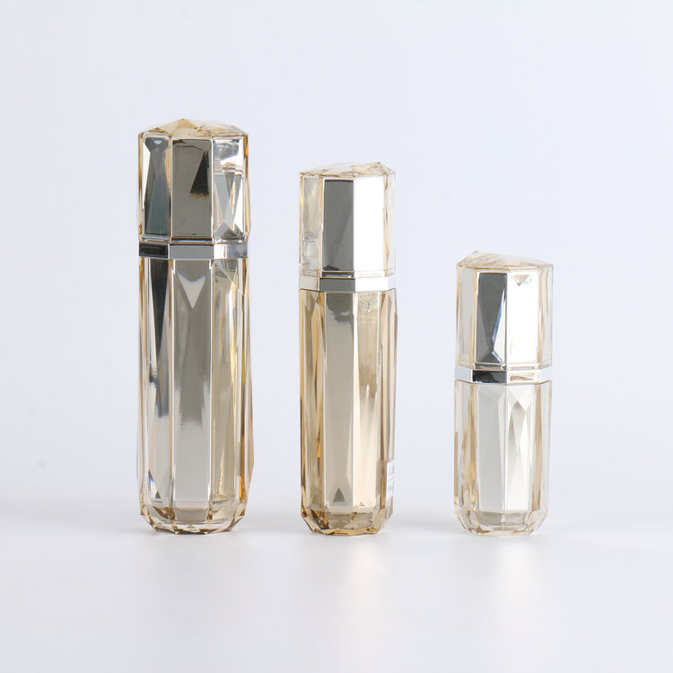 Luxury Diamond Style 15g 30g 50g Skincare Packaging Bottle Cosmetic Face Cream Jars